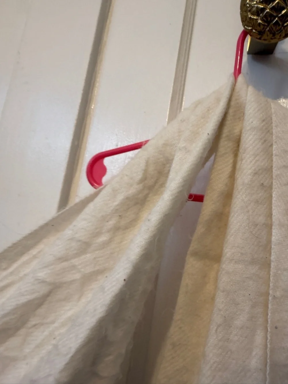 Neutral Cream Fringe Throw Scarf - Home Accents